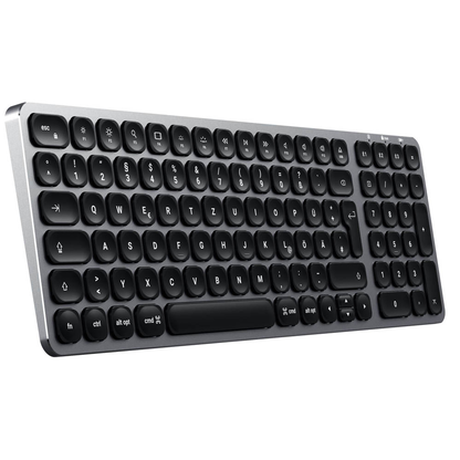Artikelbild 2 für SATECHI Compact Backlit Bluetooth Tastatur kabellos grau, silber, Artikelnummer 685323