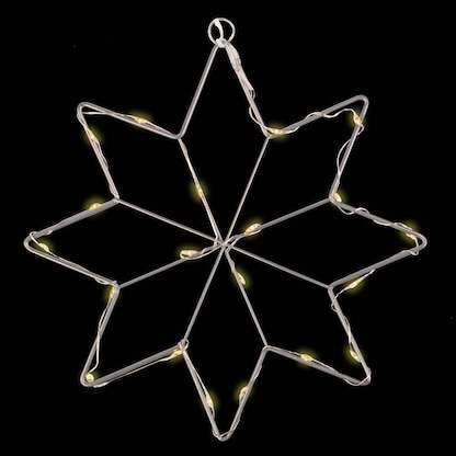 Artikelbild 12 für Idena Metallsterne Kristall LED Dekoleuchten weiß, 3 St., Artikelnummer 761862