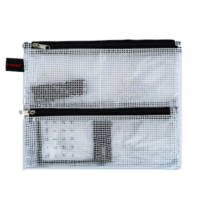 Artikelbild 8 für FolderSys Reißverschlussbeutel DIN A5 transparent/schwarz 0,15 mm, 1 St., Artikelnummer 357343