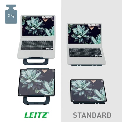 Artikelbild 7 für LEITZ Laptop-Ständer Ergo Ultraflach dunkelgrau, Artikelnummer 429708