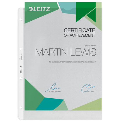 Artikelbild 8 für LEITZ Prospekthüllen 4720 DIN A4 transparent genarbt 0,13 mm, 100 St., Artikelnummer 578641