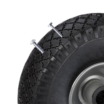 Artikelbild 4 für relaxdays Sackkarrenräder luftbereift schwarz, grau Stahl Felgen, Achse 2,5 cm, Artikelnummer 452314