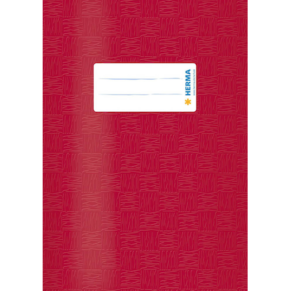 Artikelbild für HERMA Heftumschlag mit Baststruktur weinrot Kunststoff DIN A5, 1 St., Artikelnummer 831881