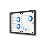 Artikelbild 1 für Showdown® Displays Schaukasten Economy schwarz 2x DIN A4 49,1 x 2,6 x 35,0 cm, 1 St., Artikelnummer 104046