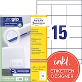 Artikelbild 1 für AVERY Zweckform Etiketten 3669-200 weiß 70,0 x 50,8 mm, 220 Blatt, Artikelnummer 296392