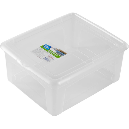 Artikelbild 2 für flink & sauber Aufbewahrungsbox 17,0 l transparent 40,0 x 35,0 x 17,0 cm, 1 St., Artikelnummer 539373