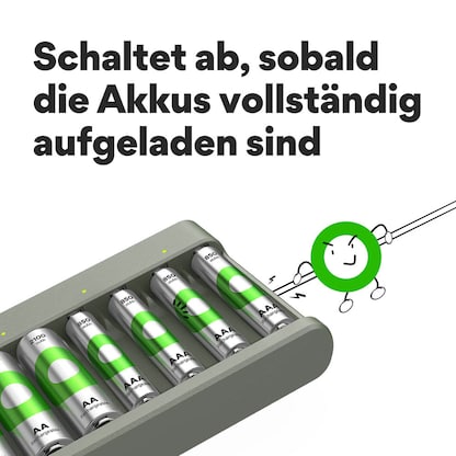 Artikelbild 10 für GP Basic E821U 8-Port USB-Akku-Ladegerät inkl. Akkus, Artikelnummer 255297
