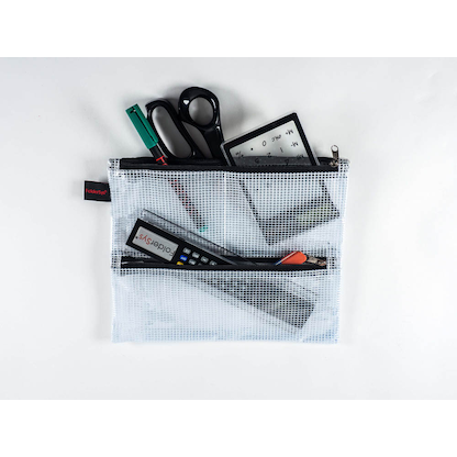 Artikelbild 9 für FolderSys Reißverschlussbeutel DIN A5 transparent/schwarz 0,15 mm, 1 St., Artikelnummer 357343