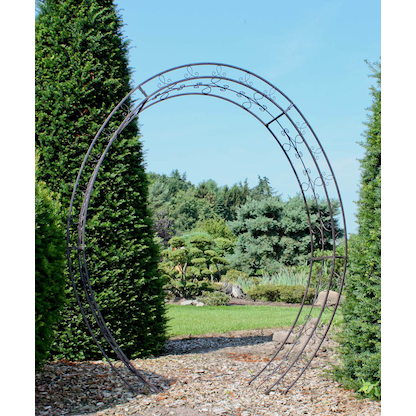 Artikelbild 2 für Garden Pleasure Rankgitter LAMOS Metall schwarz oval 200,0 x 220,0 cm, 1 St., Artikelnummer 285047