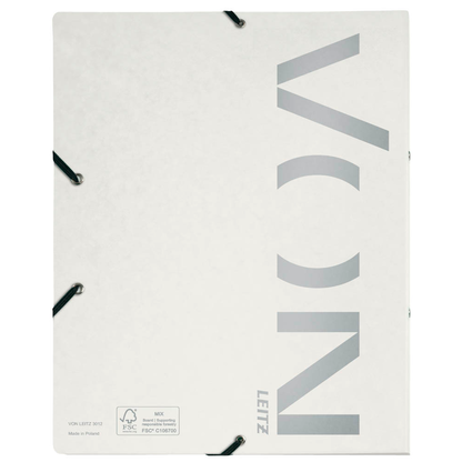 Artikelbild 5 für VON LEITZ Ringbuch 2-Ringe weiß 2,5 cm DIN A4, 1 St., Artikelnummer 635259