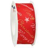 Artikelbild 1 für PRÄSENT Geschenkband matt rot 40,0 mm x 20,0 m, Artikelnummer 586657