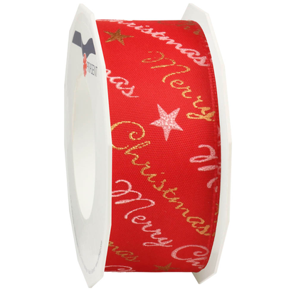 Artikelbild für PRÄSENT Geschenkband matt rot 40,0 mm x 20,0 m, Artikelnummer 586657