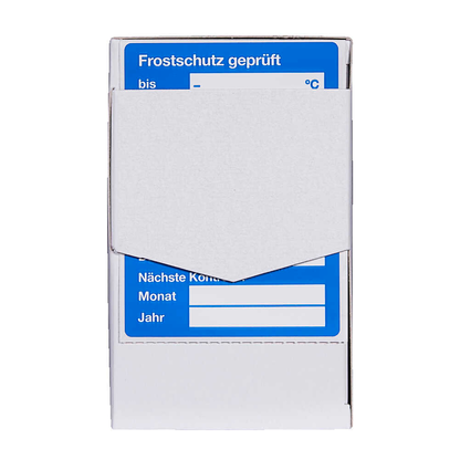 Artikelbild 5 für EICHNER Aufkleber Frostschutz geprüft, blau/weiß, 250 St., Artikelnummer 701718