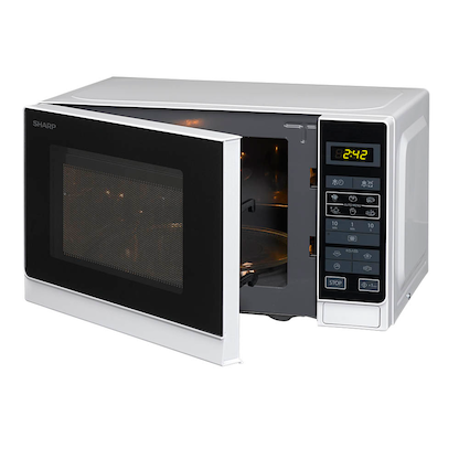 Artikelbild 4 für SHARP R-242 WW Mikrowelle 800 W weiß, Artikelnummer 107748