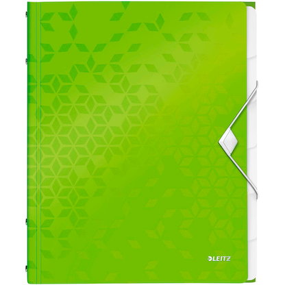 Artikelbild für LEITZ Ordnungsmappe WOW 4633 6 Fächer grün, 1 St., Artikelnummer 895230