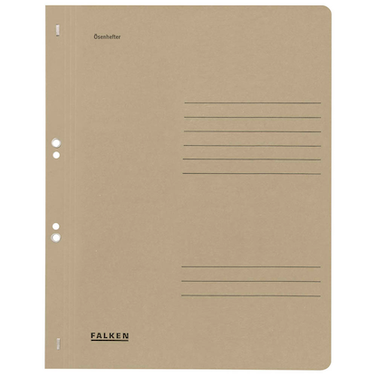 Artikelbild 2 für FALKEN Ösenhefter Karton grau DIN A4, 50 St., Artikelnummer 950035