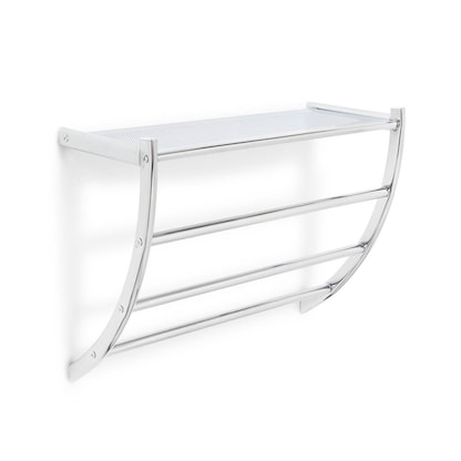 Artikelbild für relaxdays Handtuchhalter silber, 1 St., Artikelnummer 400303