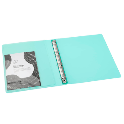 Artikelbild 5 für EICHNER Präsentationsringbuch 4-Ringe grün-transparent 2,5 cm DIN A4, 1 St., Artikelnummer 322257