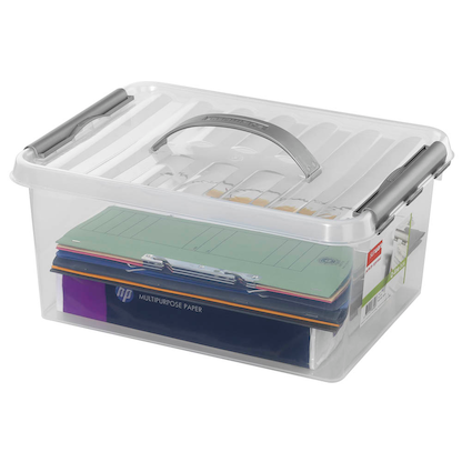 Artikelbild 2 für sunware Q-line Aufbewahrungsbox 15,0 l transparent 40,0 x 30,0 x 18,0 cm, 1 St., Artikelnummer 145641