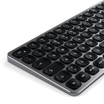 Artikelbild 7 für SATECHI Compact Backlit Bluetooth Tastatur kabellos grau, silber, Artikelnummer 685323