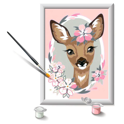 Artikelbild 3 für Ravensburger Malen-nach-Zahlen Süßes Reh mehrfarbig, Artikelnummer 935940