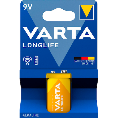 Artikelbild 3 für VARTA Batterie LONGLIFE Alkali-Mangan E-Block 9,0 V, 1 St., Artikelnummer 964163