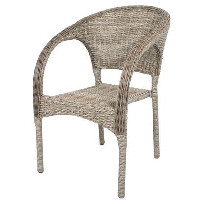 Artikelbild 2 für Garden Pleasure Gartenstühle mit Armlehnen Bastia braun, 2 St., Artikelnummer 134854