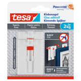 Artikelbild 1 für tesa Powerstripes Klebenägel für max. 2,0 kg, 2,4 x 4,5 cm, 2 St., Artikelnummer 384071