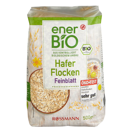 Artikelbild 2 für enerBiO Bio Feinblatt Haferflocken 500,0 g, 1 St., Artikelnummer 510943