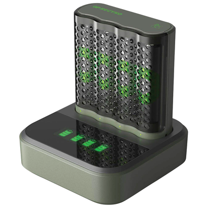 Artikelbild für GP M452D 4-Port inkl. Dockingstation Akku-Schnellladegerät inkl. Akkus, Artikelnummer 255439