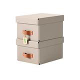 Artikelbild 1 für LEITZ Puro Aufbewahrungsboxen 7,0 l beige 20,0 x 28,0 x 15,0 cm, 2 St., Artikelnummer 669596