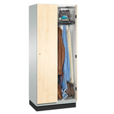 Artikelbild 1 für CP Spind Cambio lichtgrau, birke 45100-22 S10114, 2 Schließfächer 80,0 x 52,5 x 198,0 cm, Artikelnummer 172630