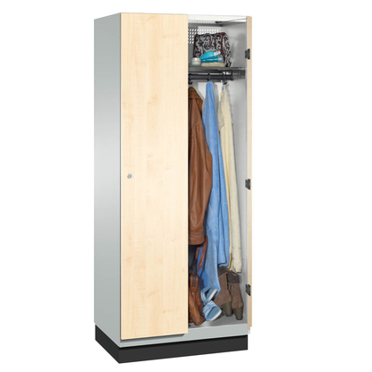 Artikelbild für CP Spind Cambio lichtgrau, birke 45100-22 S10114, 2 Schließfächer 80,0 x 52,5 x 198,0 cm, Artikelnummer 172630