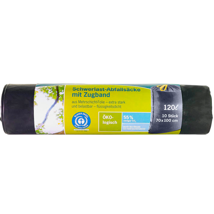 Artikelbild 2 für Secolan® Schwerlastsäcke 120,0 l grau 45,0 µm, 10 St., Artikelnummer 793240