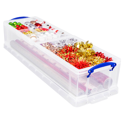 Artikelbild 3 für Really Useful Box Aufbewahrungsbox 22,0 l transparent 80,0 x 25,5 x 15,5 cm, 1 St., Artikelnummer 156372