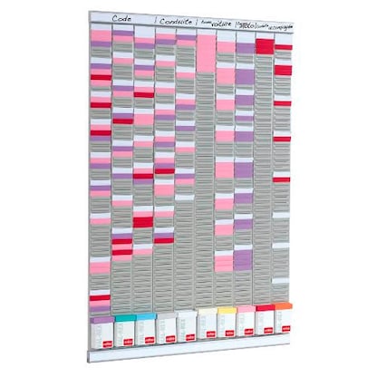 Artikelbild 2 für nobo Stecktafel 64,5 x 96,0 cm 10 Spalten, Artikelnummer 669529