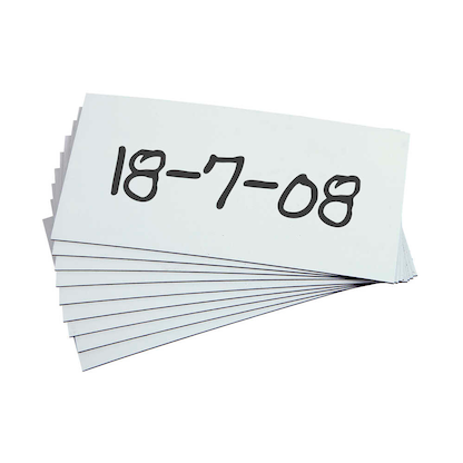 Artikelbild 6 für EICHNER Magnetschilder weiß 5,0 x 15,0 cm, 100 St., Artikelnummer 703007