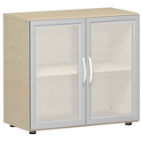 Artikelbild 1 für geramöbel Aktenschrank Flex, S-382800-GTA ahorn, Acrylglas satiniert 1 Fachboden 80,0 x 42,0 x 75,2 cm, Artikelnummer 875803