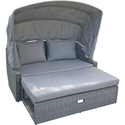 Artikelbild für Garden Pleasure Loungesofa CARLO hellgrau, dunkelgrau Kunststoff, Metall, 6-teilig, Artikelnummer 134934