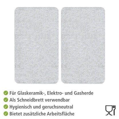 Artikelbild 3 für WENKO Herdabdeckplatten transparent, 2 St., Artikelnummer 528713