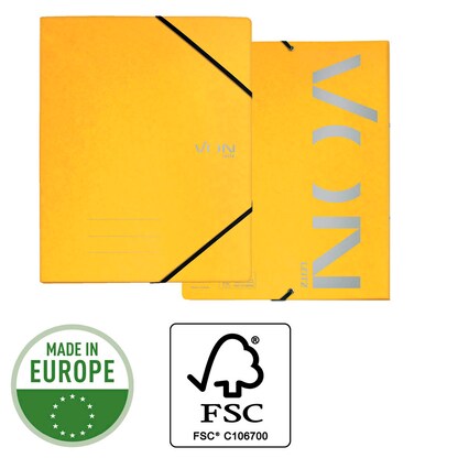 Artikelbild 9 für VON LEITZ Ringbuch 2-Ringe gelb 2,5 cm DIN A4, 1 St., Artikelnummer 635266