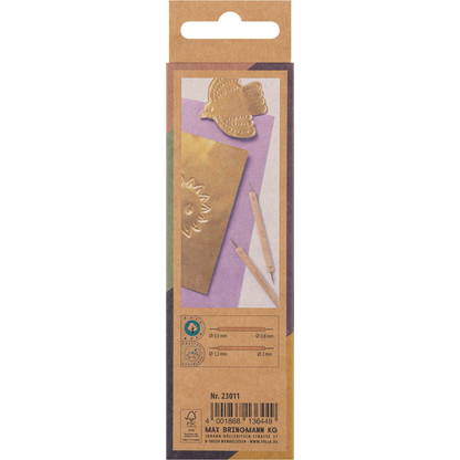 Artikelbild 4 für folia Prickelset Prickelset braun Prickelnadel & Prägestift, 2 St., Artikelnummer 719417