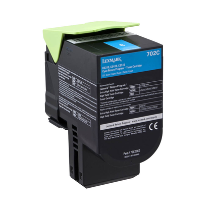 Artikelbild 3 für Lexmark 70C20C0 cyan Toner, Artikelnummer 250894