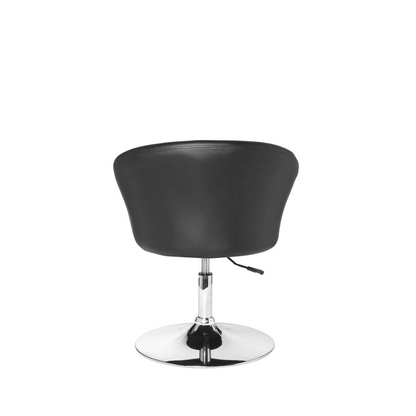 Artikelbild 4 für AMSTYLE Besuchersessel schwarz silber Kunstleder 62,0 x 55,0 x 72,0 - 84,0 cm, 1 St., Artikelnummer 624383