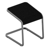 Artikelbild 1 für Quadrifoglio Hocker C-STOOL OCSTOB01/2M6O schwarz, 1 St., Artikelnummer 670923