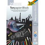 Artikelbild 1 für folia Zeichenblock schwarz 20 Blatt DIN A4 130 g/qm, 20 Blatt, 1 Block, Artikelnummer 481635