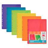 Artikelbild 1 für OXFORD Dokumententaschen DIN A4 farbsortiert blendfrei 0,20 mm, 6 St., Artikelnummer 801932