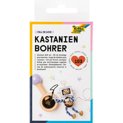 Artikelbild 6 für folia Bastelset Kastanienbohrer-Set natur/flieder, Artikelnummer 285498