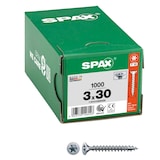 Artikelbild 1 für SPAX® Universalschrauben T10 Senkkopf WIROX 1191010300305 3 mm x 30 mm, 1.000 St., Artikelnummer 395457