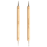 Artikelbild 1 für folia Prickelset Prickelset braun Prickelnadel & Prägestift, 2 St., Artikelnummer 719417